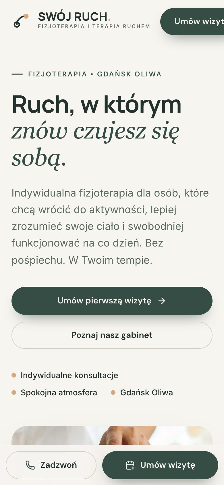 Strona demo (wersja mobilna) — SWÓJ RUCH.